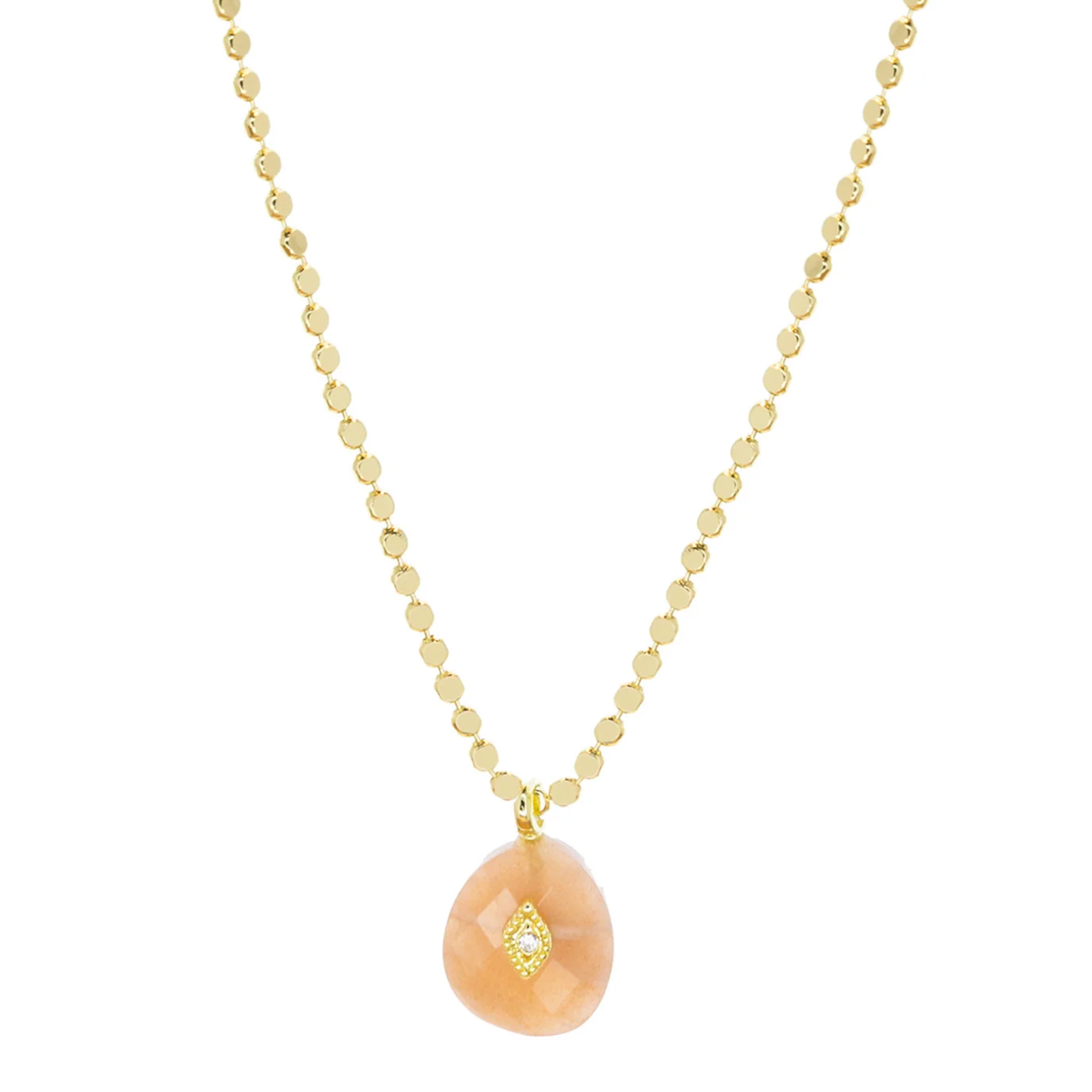 4308N Mila Necklace {Gold Rose}