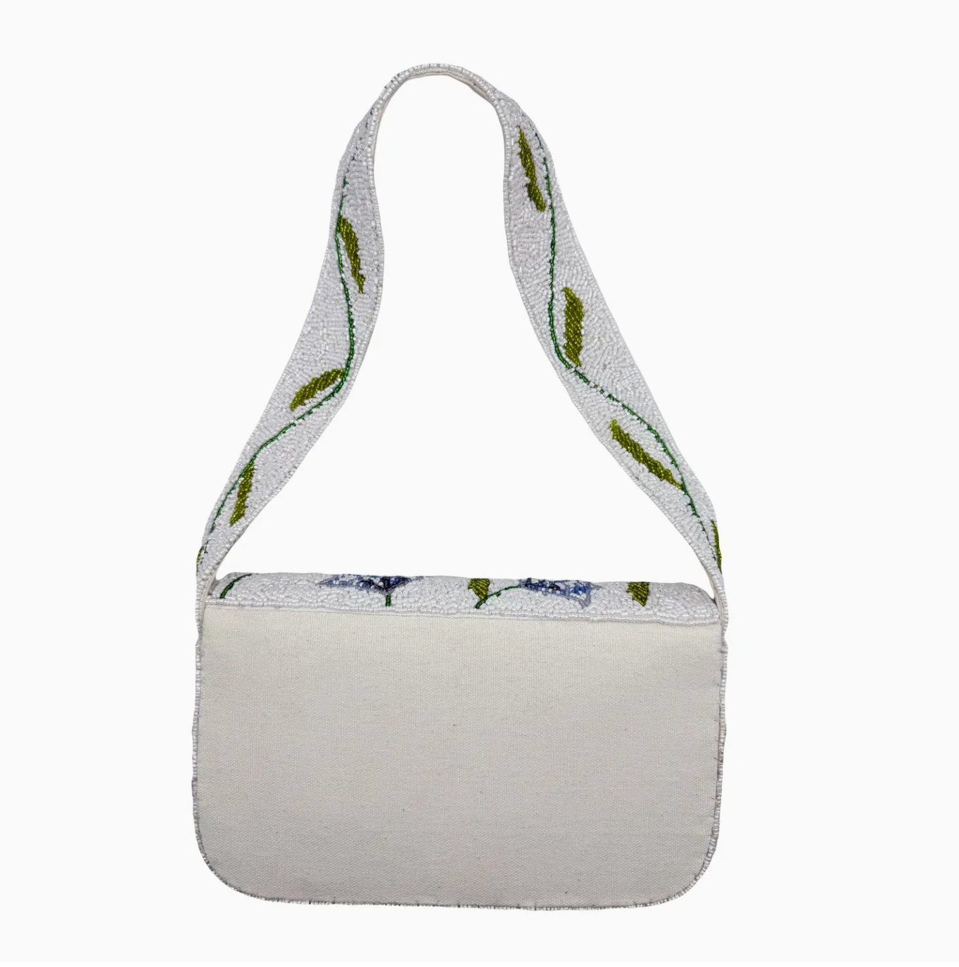 Hydragea Single Sided Beaded Shoulder Bag