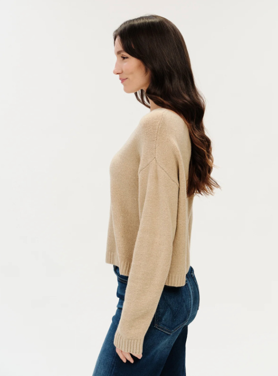 Carina Off The Shoulder Sweater {Oatmeal}