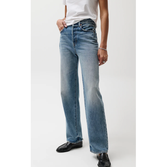 Cassie Super Hi-Rise Straight {Serpantine Vintage}