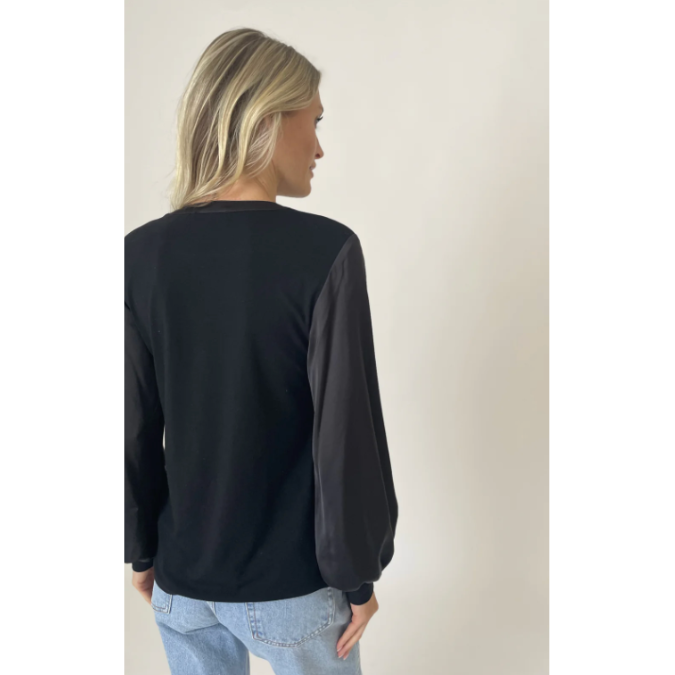Janie Satin Sleeve Top