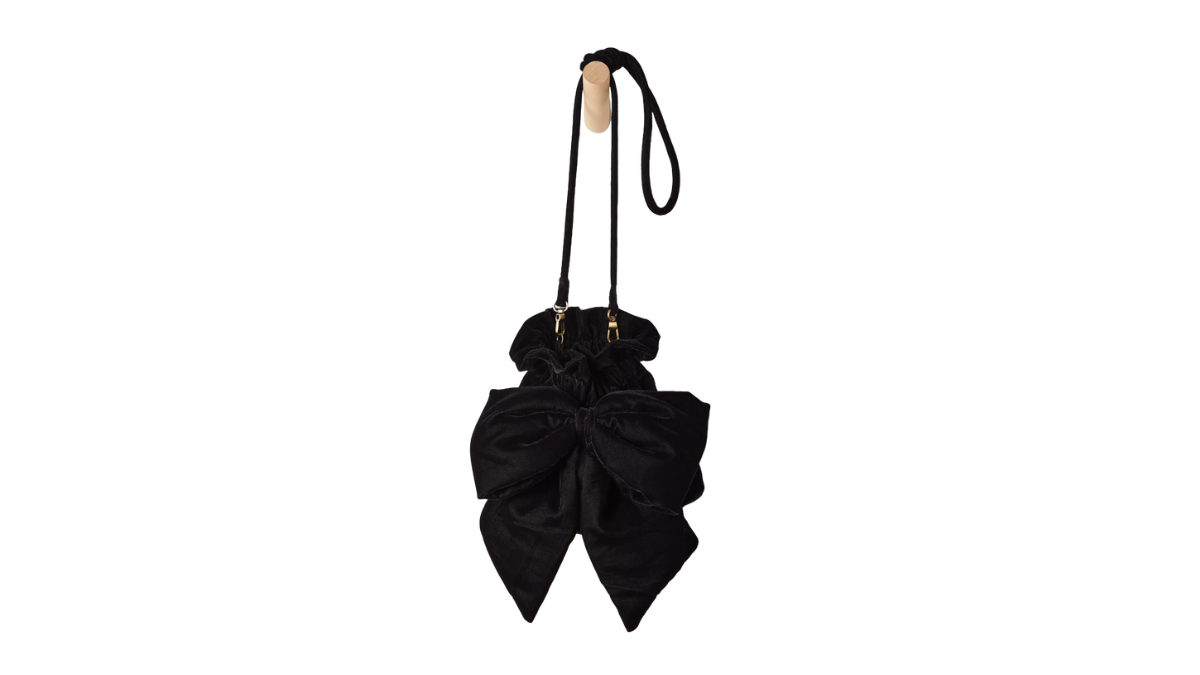 Belle Velvet Bow Bag