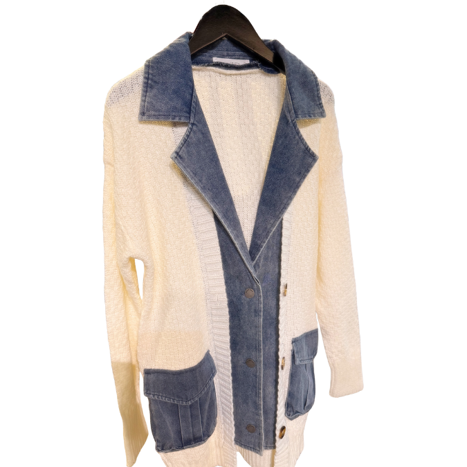 Rachel Denim Cardigan