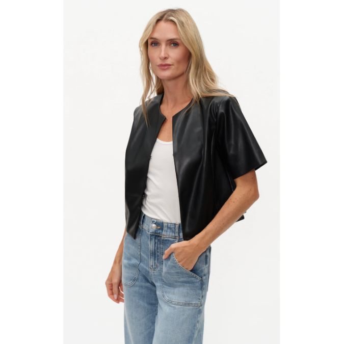 Quinn Faux Leather Jacket