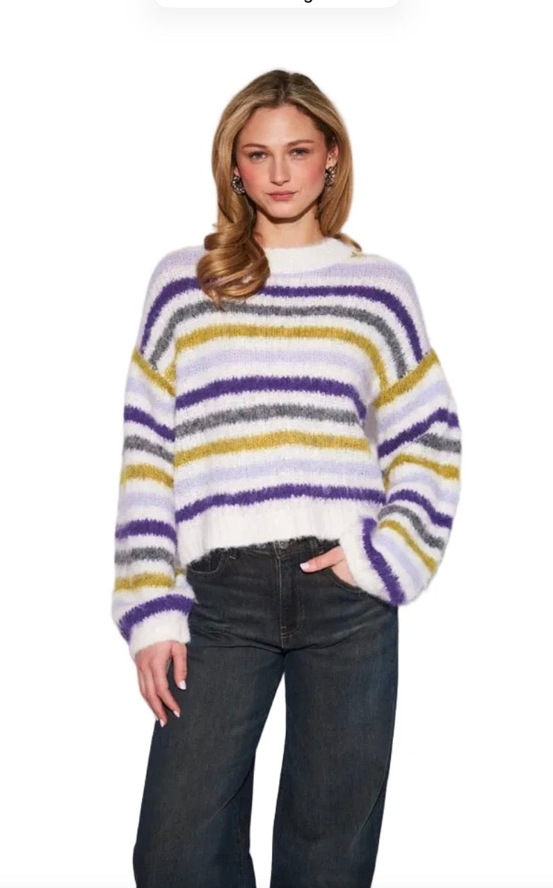 Zoe Stripe Sweater