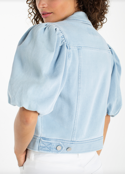 Puff Sleeve Trucker Jacket