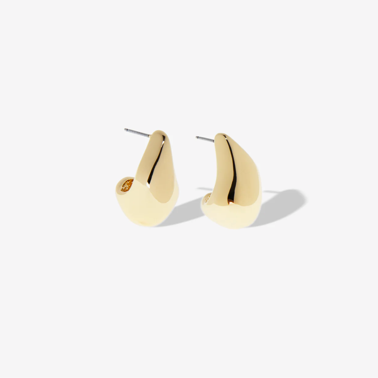 2843E Elongated Dome Hoop {Gold}
