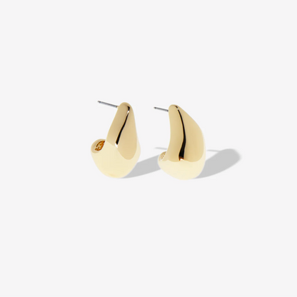 2843E Elongated Dome Hoop {Gold}