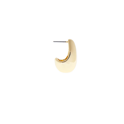 2843E Elongated Dome Hoop {Gold}