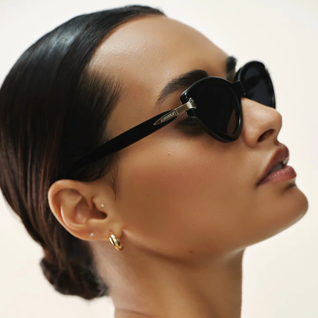 Coastline Sunnies {Polished Blck}