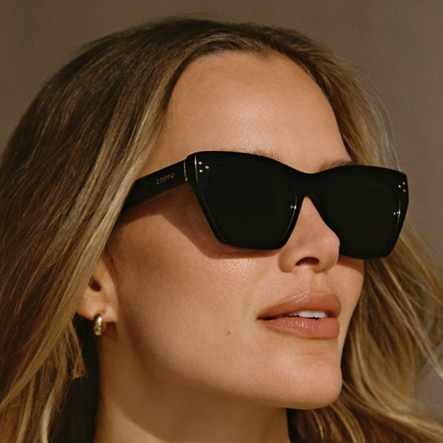 Park Ave Sunnies {Polished Blck}