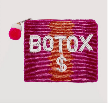 Botox Beaded Coin Pouch