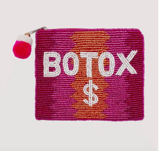 Botox Beaded Coin Pouch