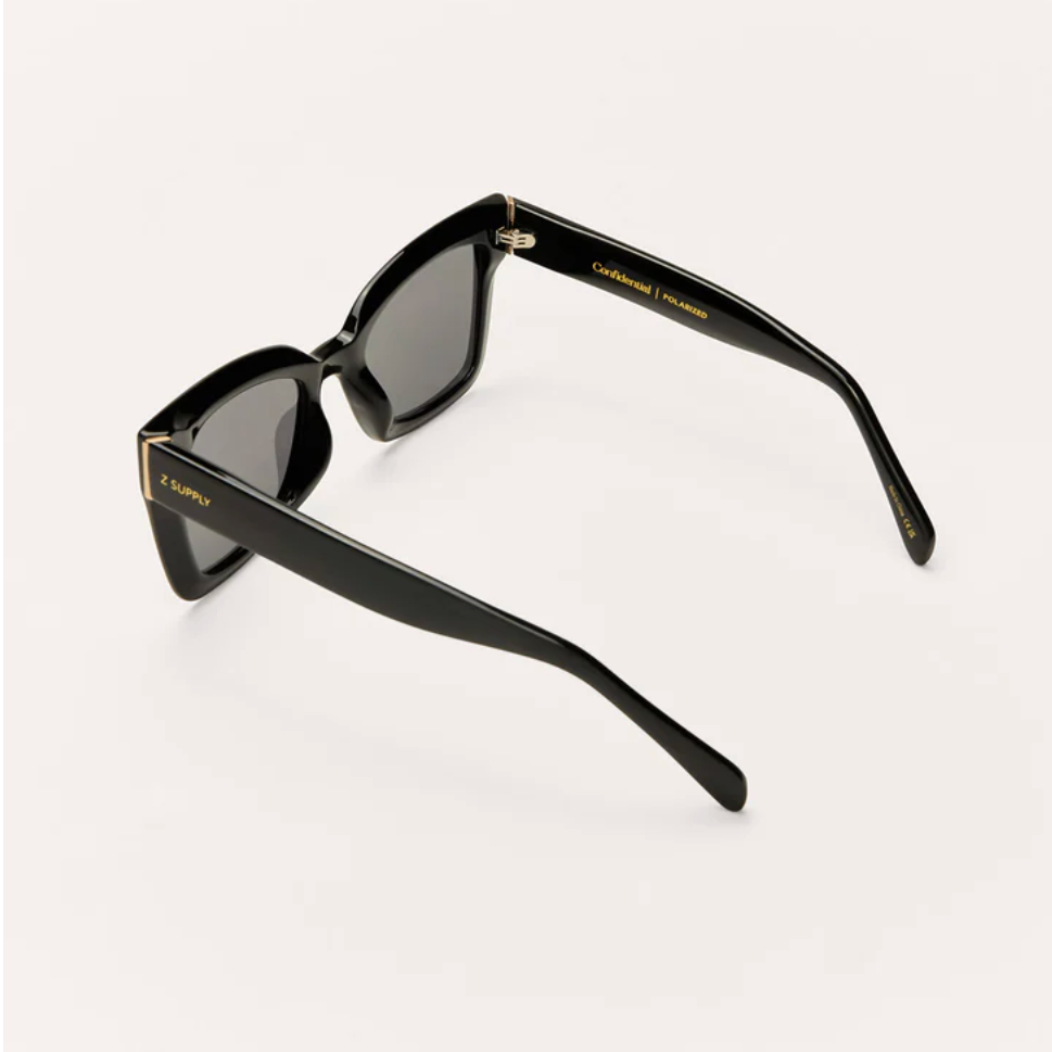 Confidential Sunnies {Polished Black}
