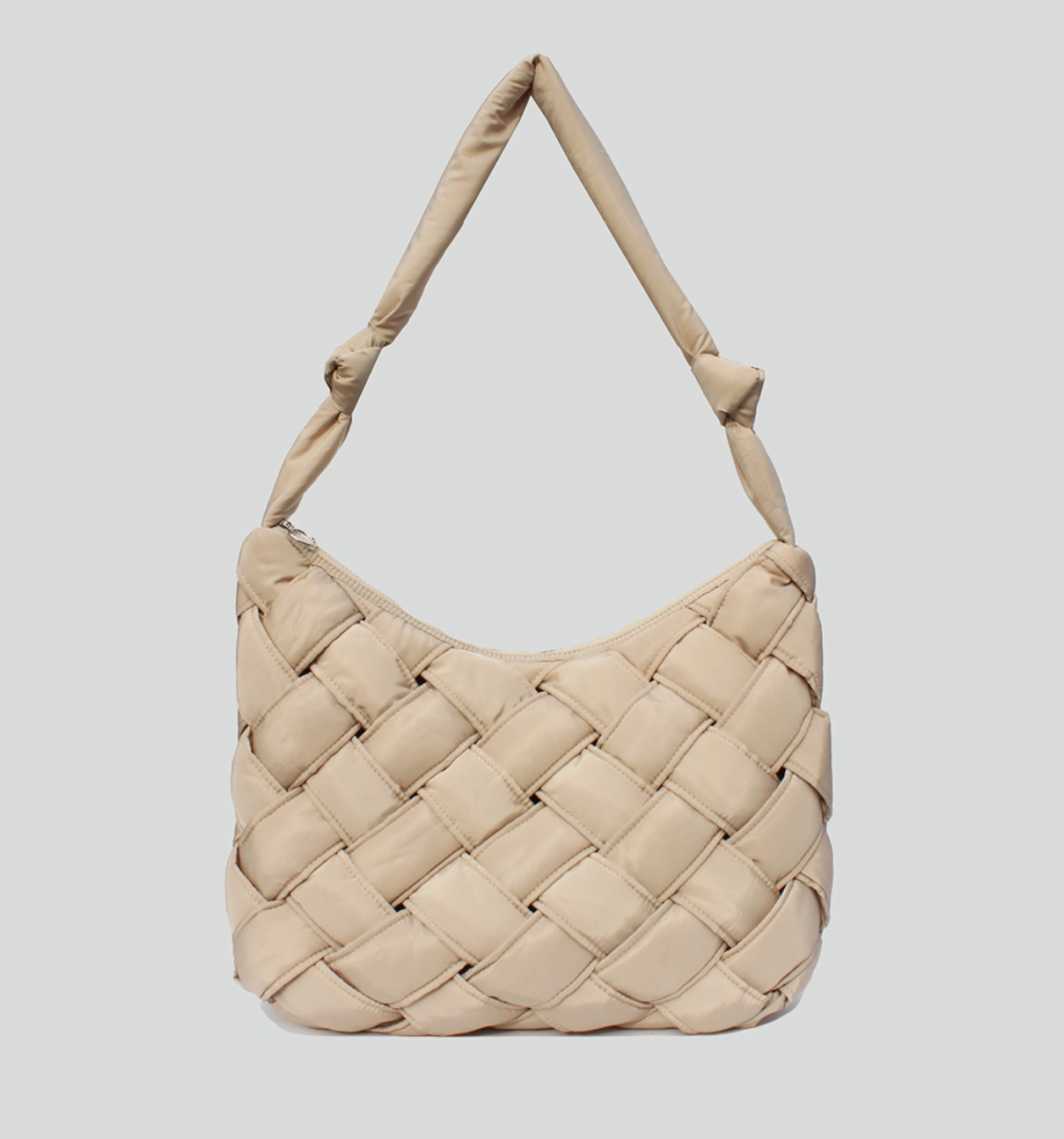 Khloe Nylon Woven Tote ~ Available in 2 colors