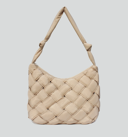 Khloe Nylon Woven Tote ~ Available in 2 colors