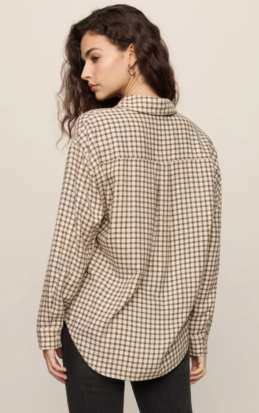 River Plaid Button Up
