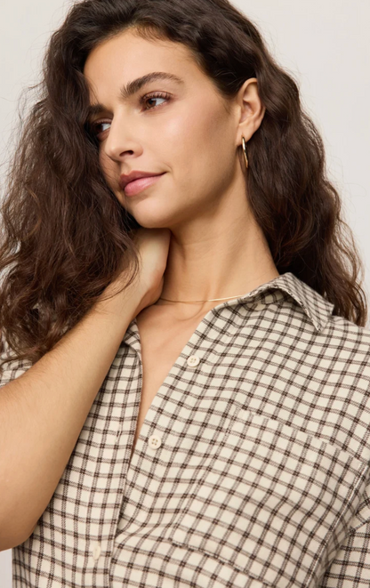 River Plaid Button Up
