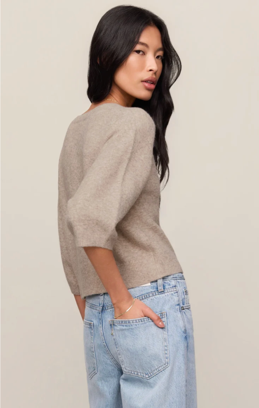 Valor Cardigan {Natural Heather}