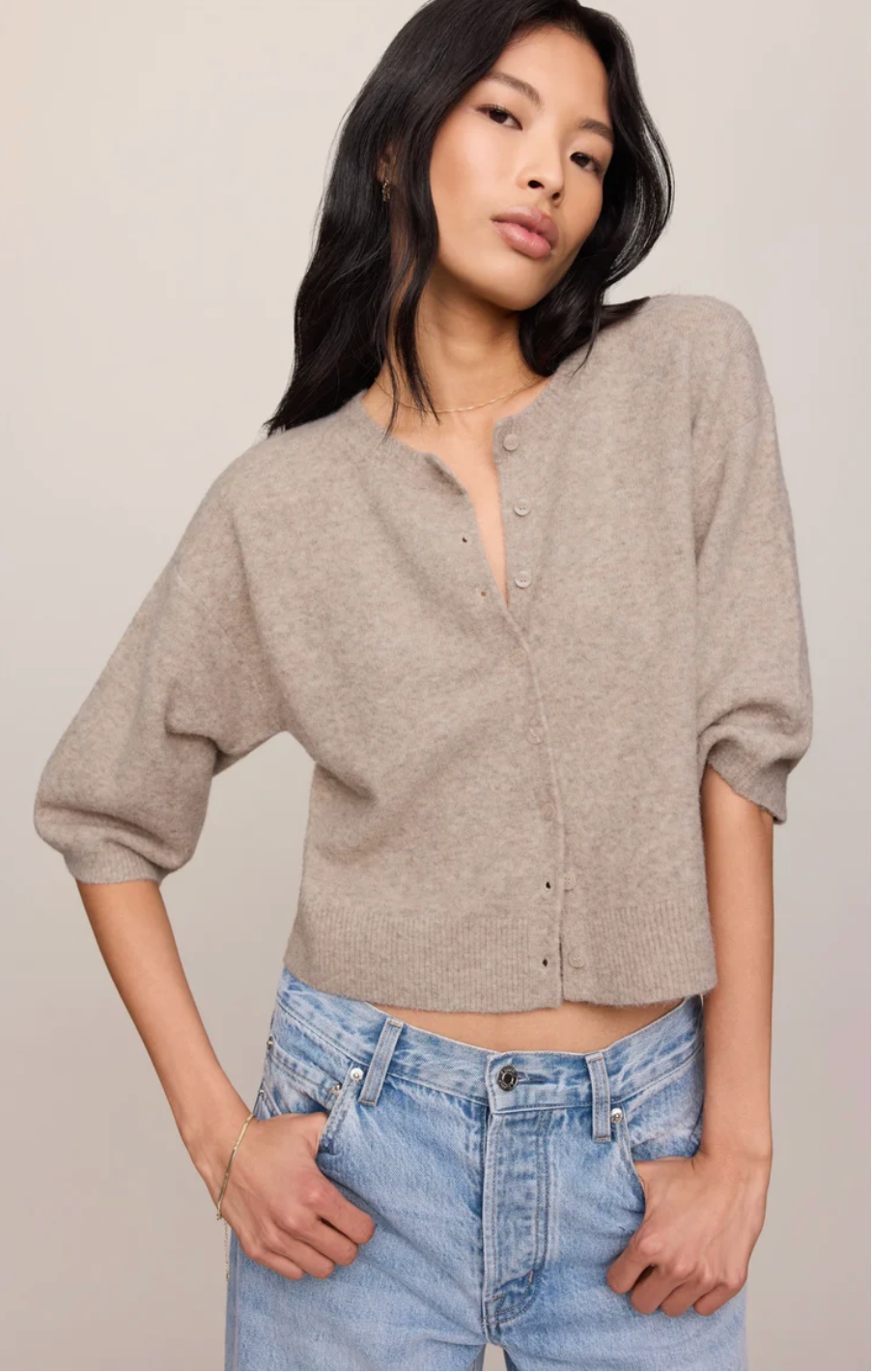 Valor Cardigan {Natural Heather}