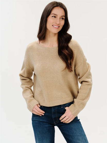 Carina Off The Shoulder Sweater {Oatmeal}