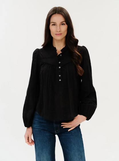Juniper Eyelet Relaxed Fit Top