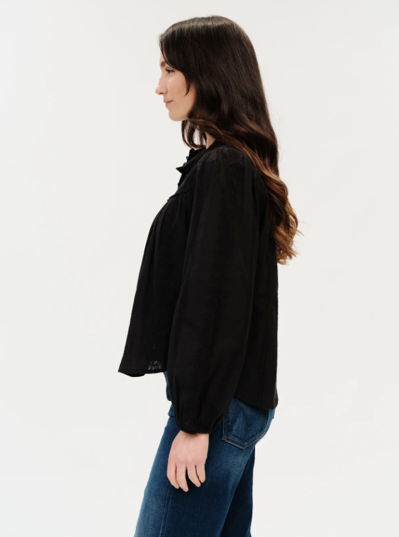 Juniper Eyelet Relaxed Fit Top