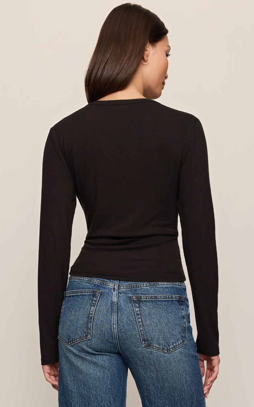 Second Skin Crew Long Sleeve {Black}