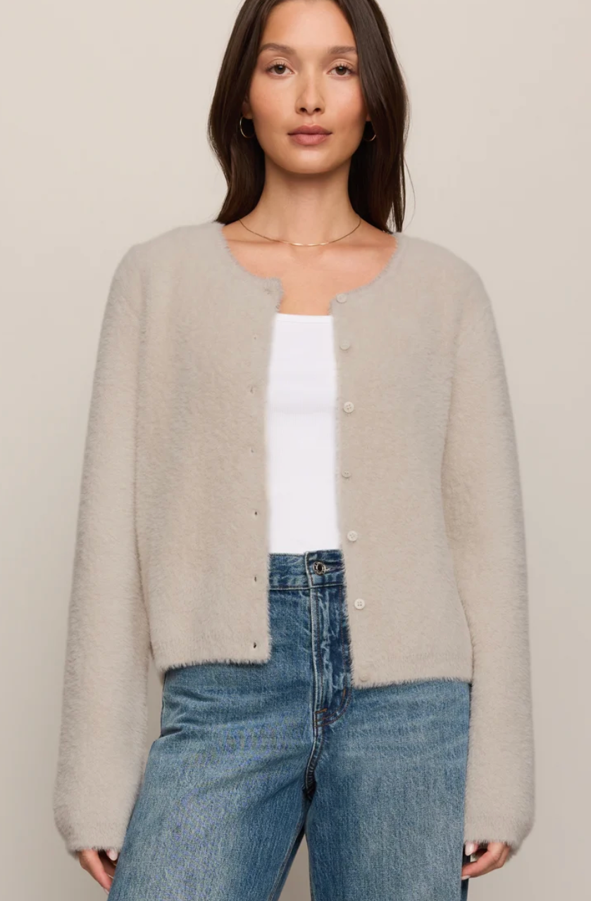 Winterglow Fluffy Cardigan