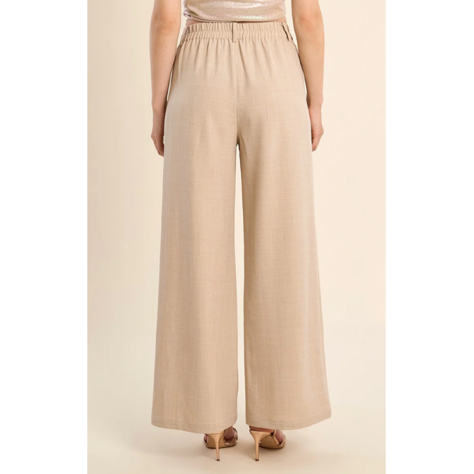 Beige Woven Pants