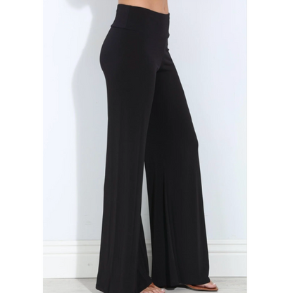 Black Stretch ITY Pants
