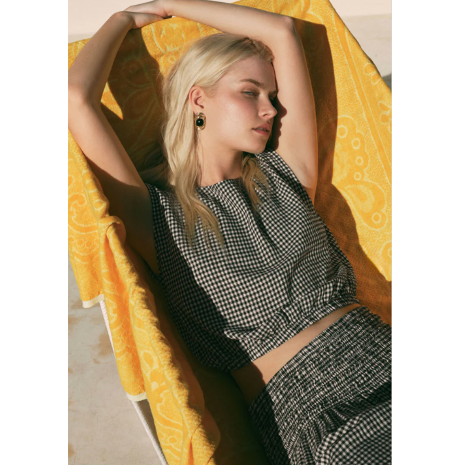 Merit Gingham Top