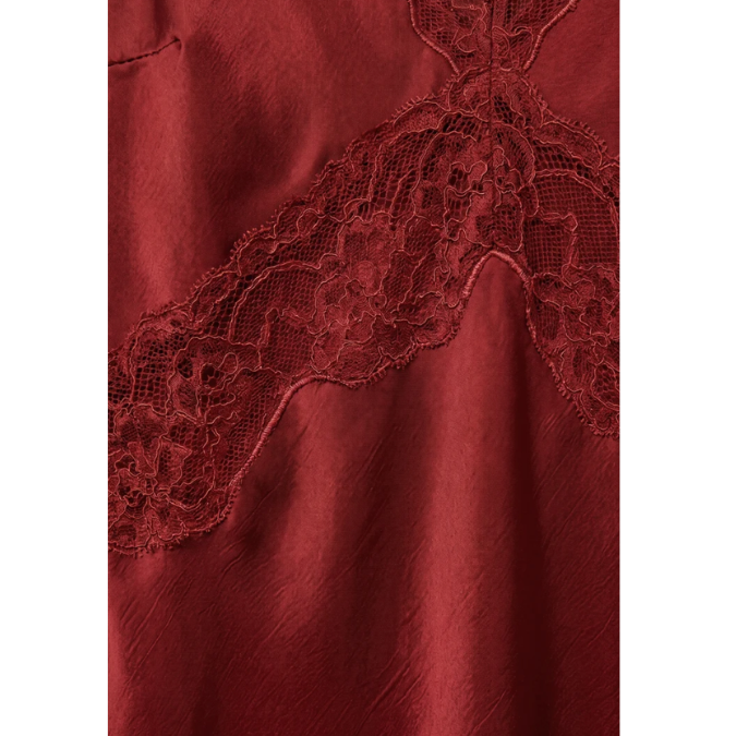 Bruna Lace Inset Midi Dress
