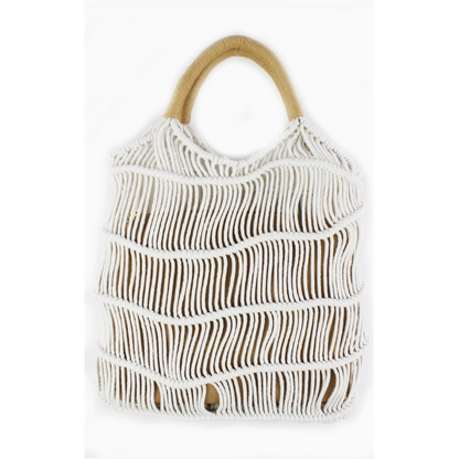 Carrie Crochet Tote ~ Comes in 2 colors