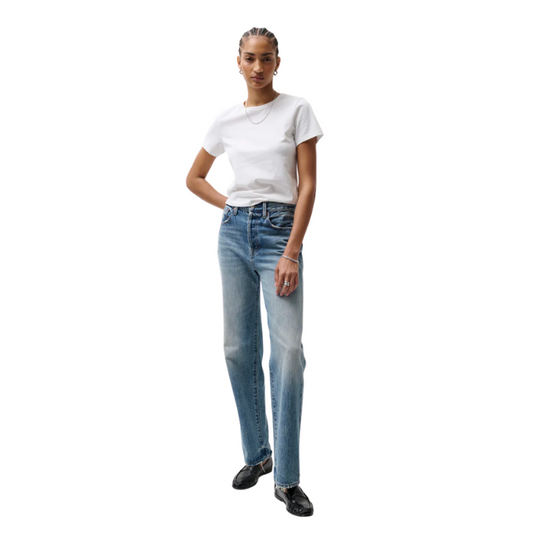 Cassie Super Hi-Rise Straight {Serpantine Vintage}