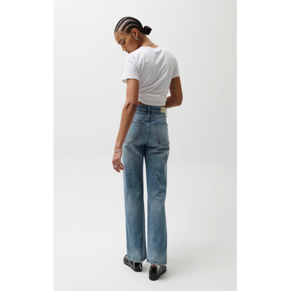 Cassie Super Hi-Rise Straight {Serpantine Vintage}