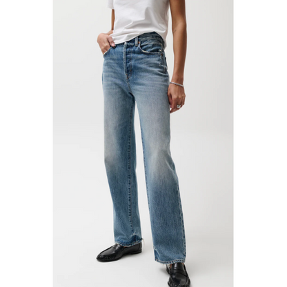 Cassie Super Hi-Rise Straight {Serpantine Vintage}