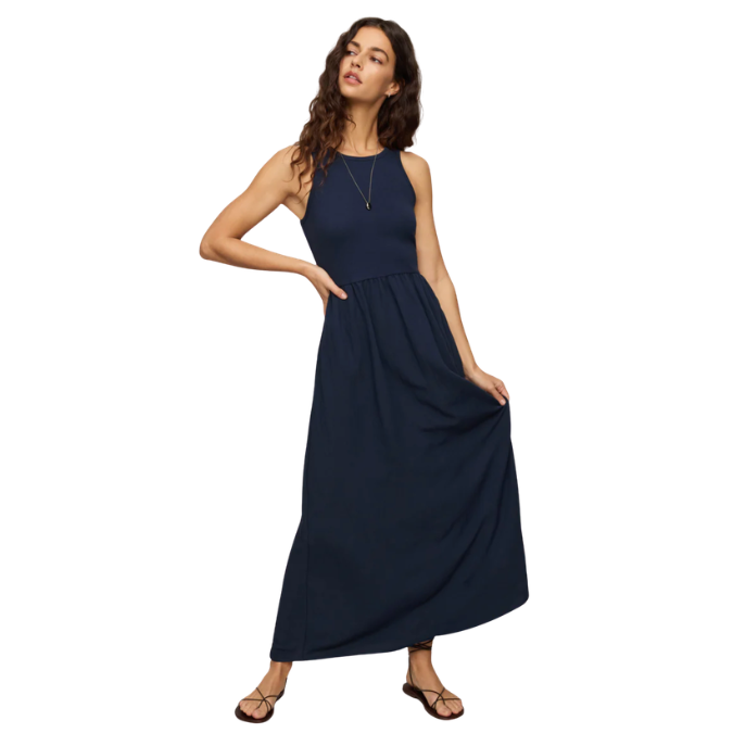 Charlotte Rib Midi Dress