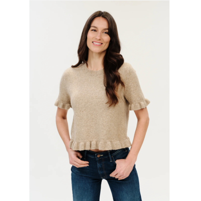 Cleo Ruffle Sweater