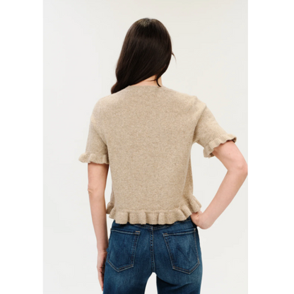 Cleo Ruffle Sweater