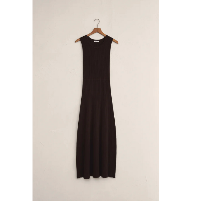 Elba Midi Ribbed Sweater Dress