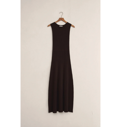 Elba Midi Ribbed Sweater Dress