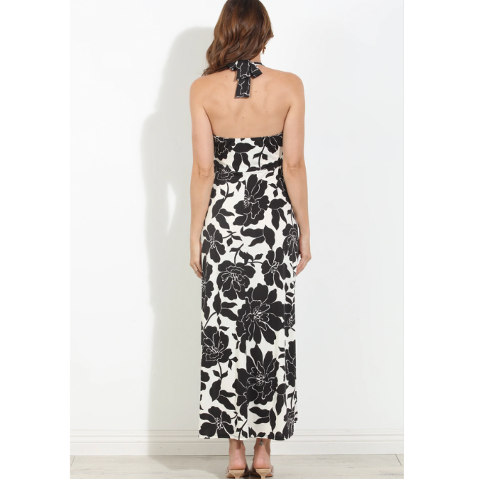 Eloise Stretch Halter Maxi
