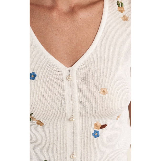 Floral Knit Cardi