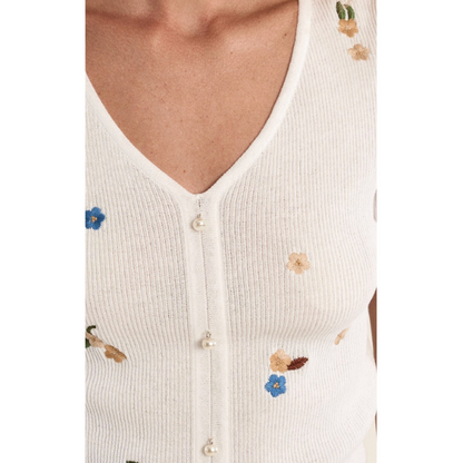 Floral Knit Cardi