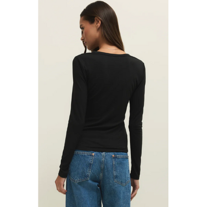 Second Skin Crew Neck {Black}