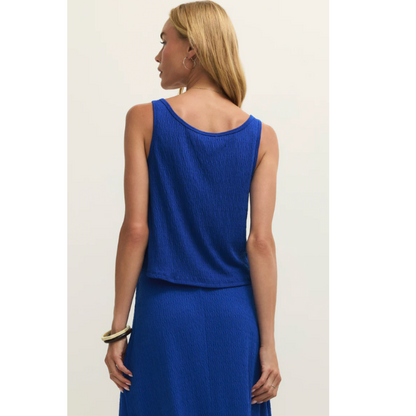 Joanna Textured Knit Cropped Tank