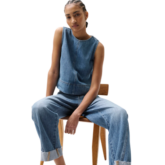 Kacey Mid Rise Cuffed Boyfriend {Laguna}