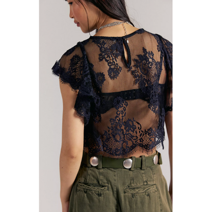 Lunar Ash Lace Top