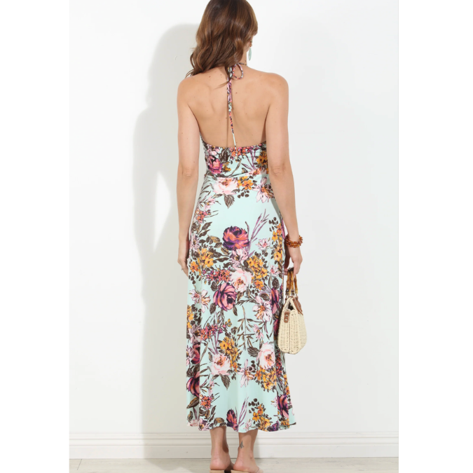 Mina Stretch Keyhole Maxi
